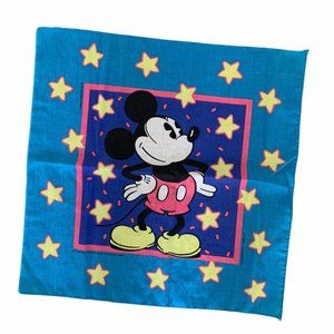 Vintage 80s 90s Mickey Mouse Bandana Scarf